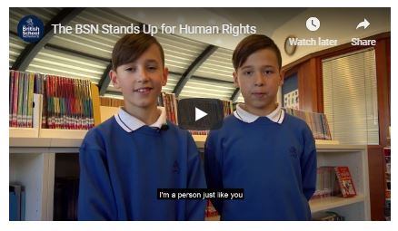 The British School in the Netherlands Stands Up for Human Rights 